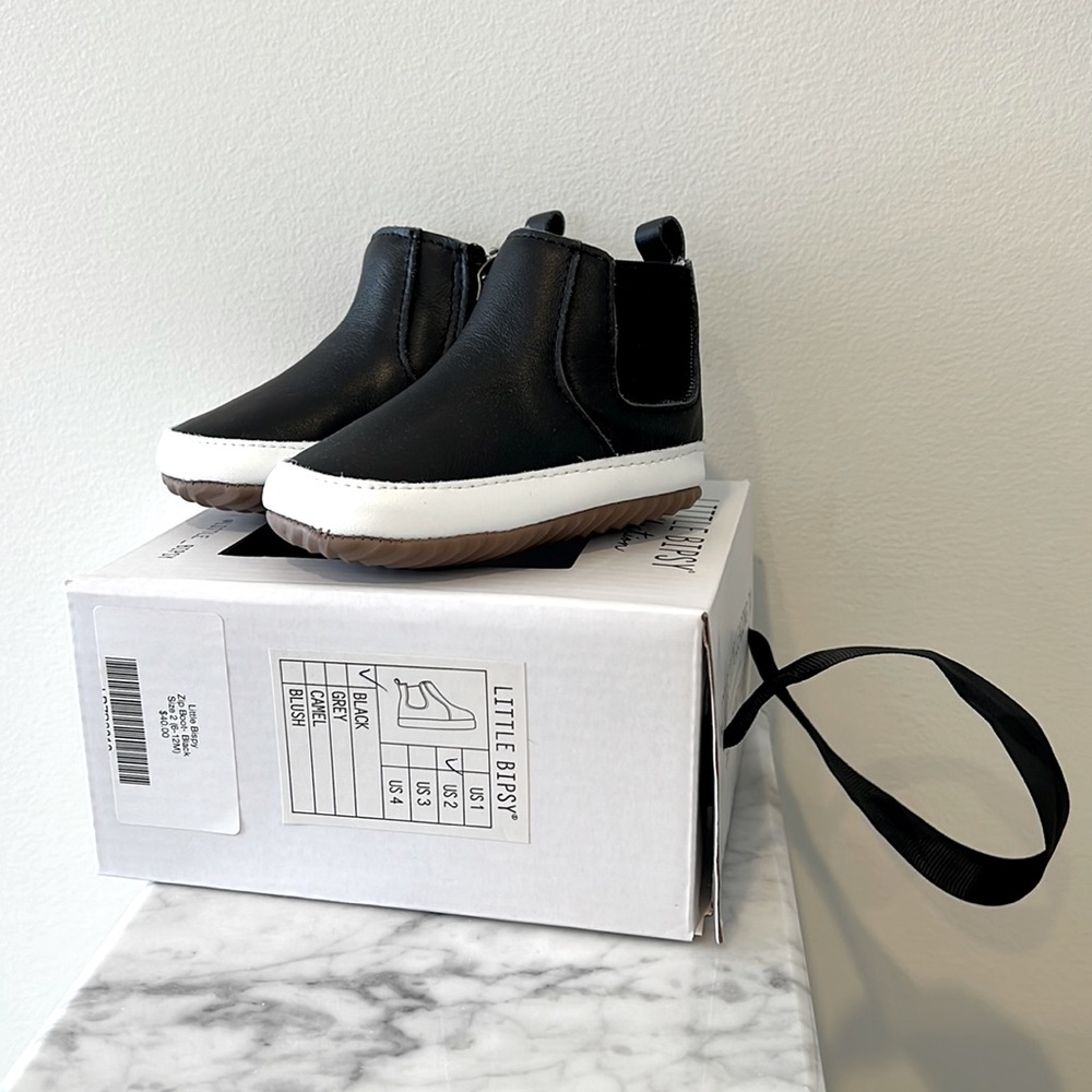 Little Bipsy Collection Zip Bootie, Boot, Shoe